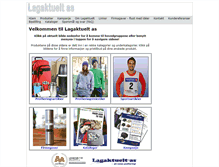 Tablet Screenshot of lagaktuelt.no